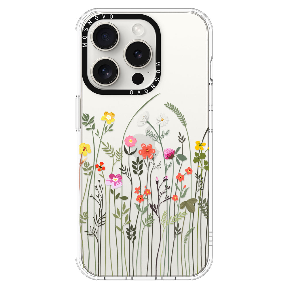 Spring Wildflower Phone Case - iPhone 16 Pro Case - MOSNOVO