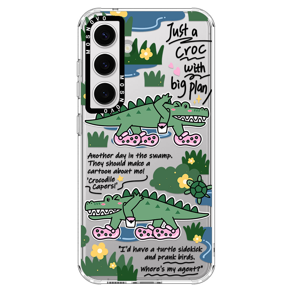 Croc with Big Plan Phone Case - Samsung Galaxy S24 Plus Case