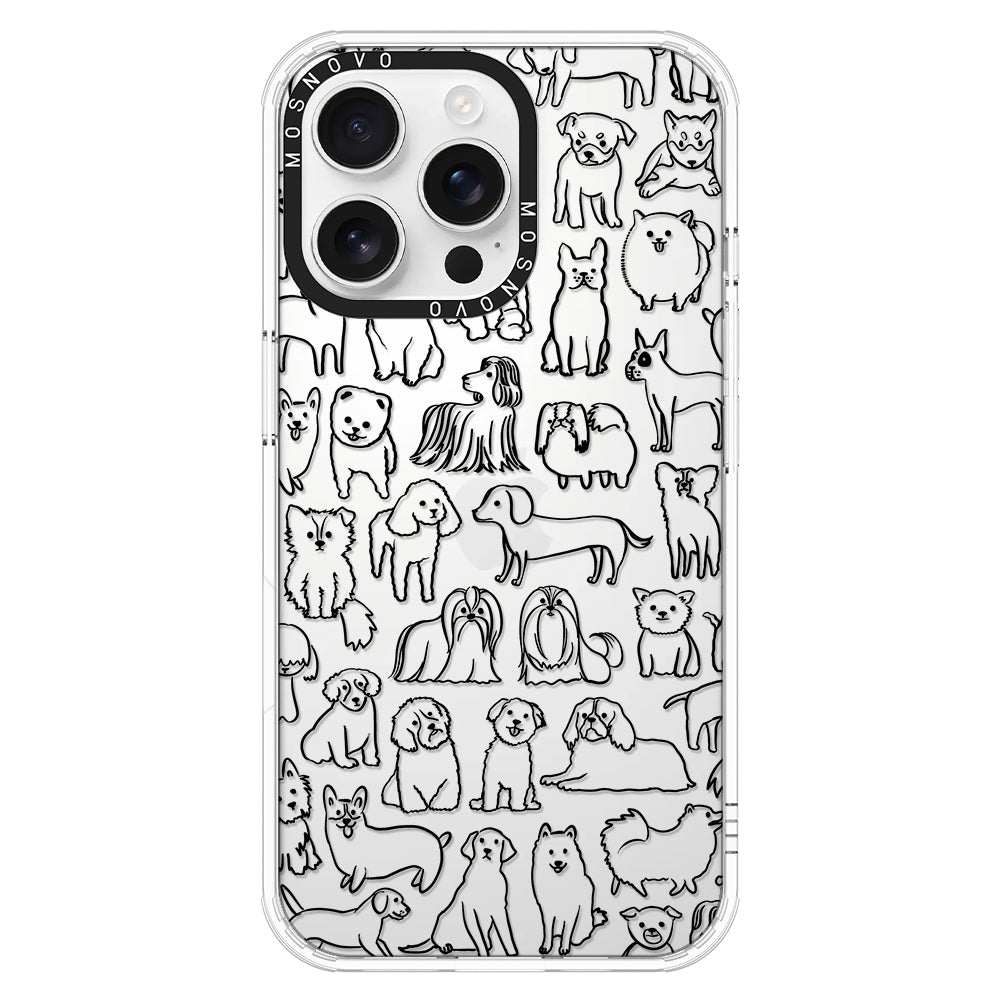 Dogs Phone Case - iPhone 16 Pro Max Case - MOSNOVO