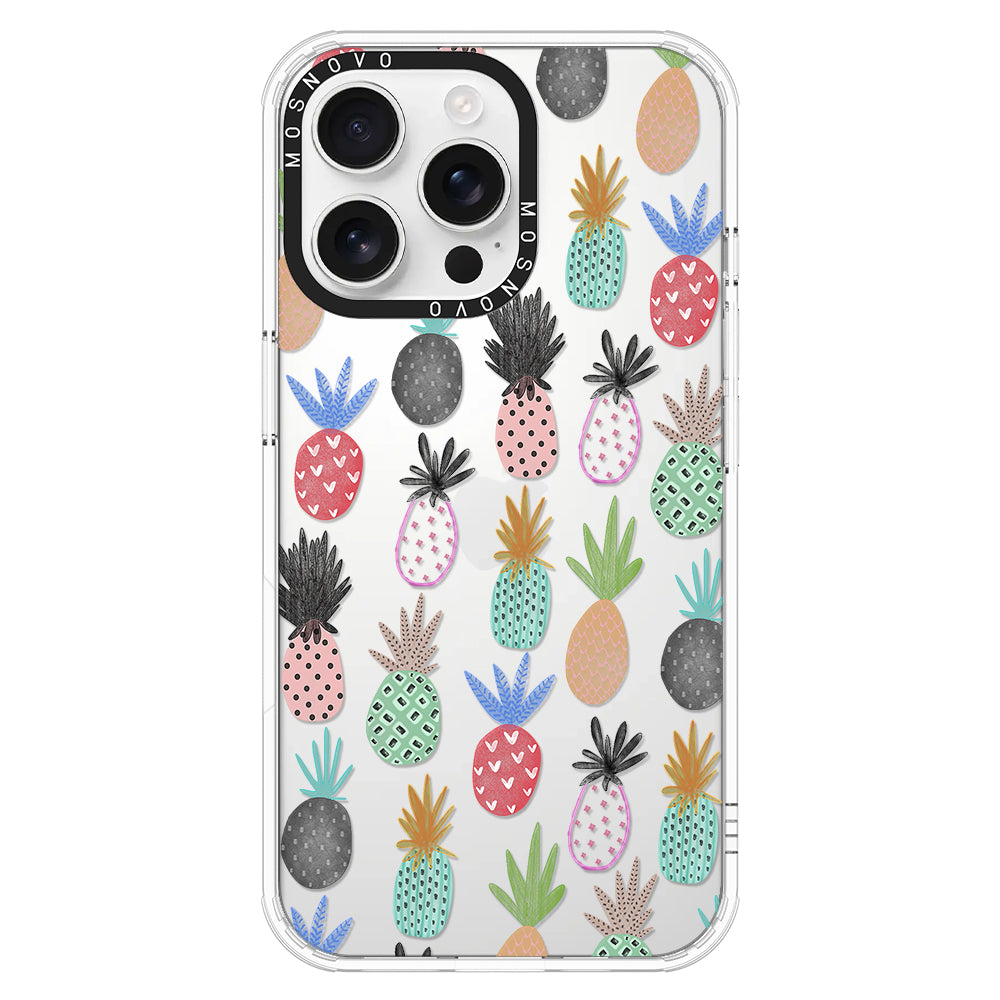 Cute Pineapple Phone Case - iPhone 16 Pro Max Case - MOSNOVO