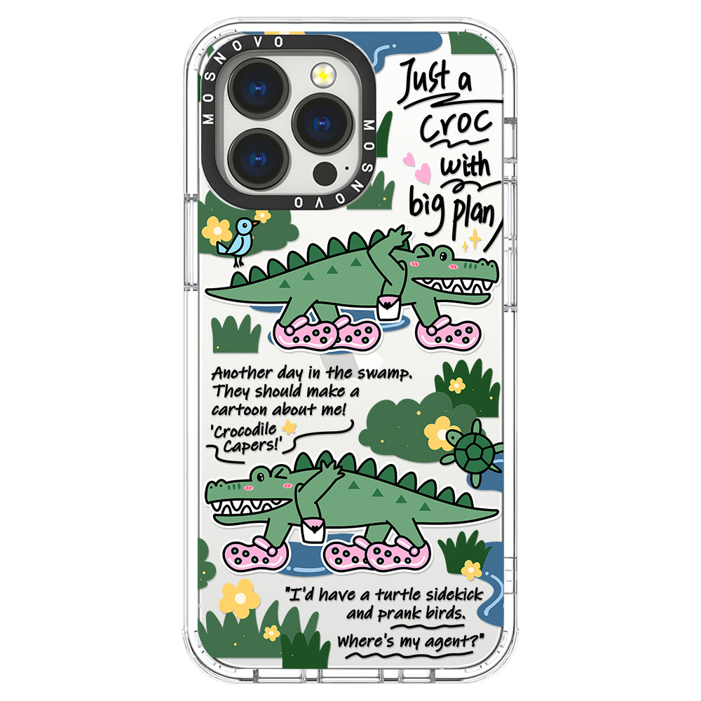 Croc with Big Plan Phone Case - iPhone 13 Pro Case