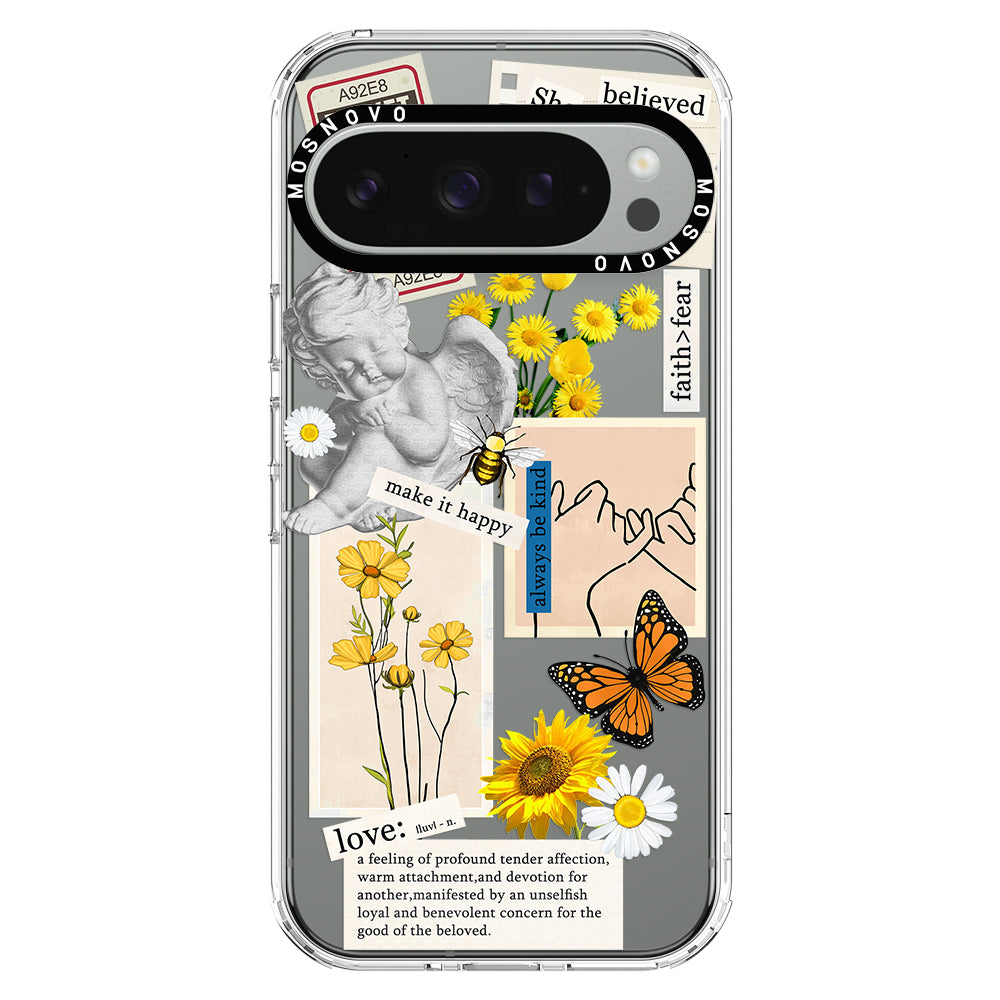 Vintage Collage Art Phone Case - Google Pixel 9 Pro XL Case