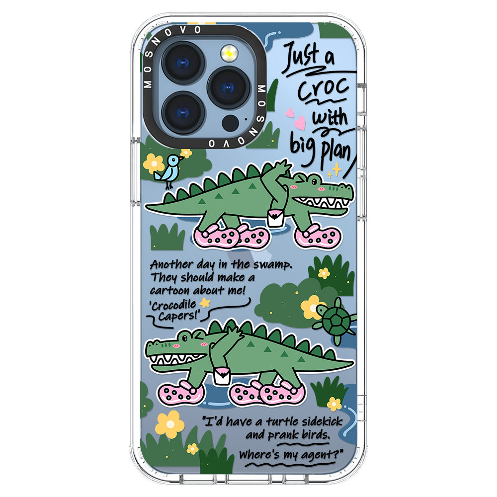 Croc with Big Plan Phone Case - iPhone 13 Pro Case