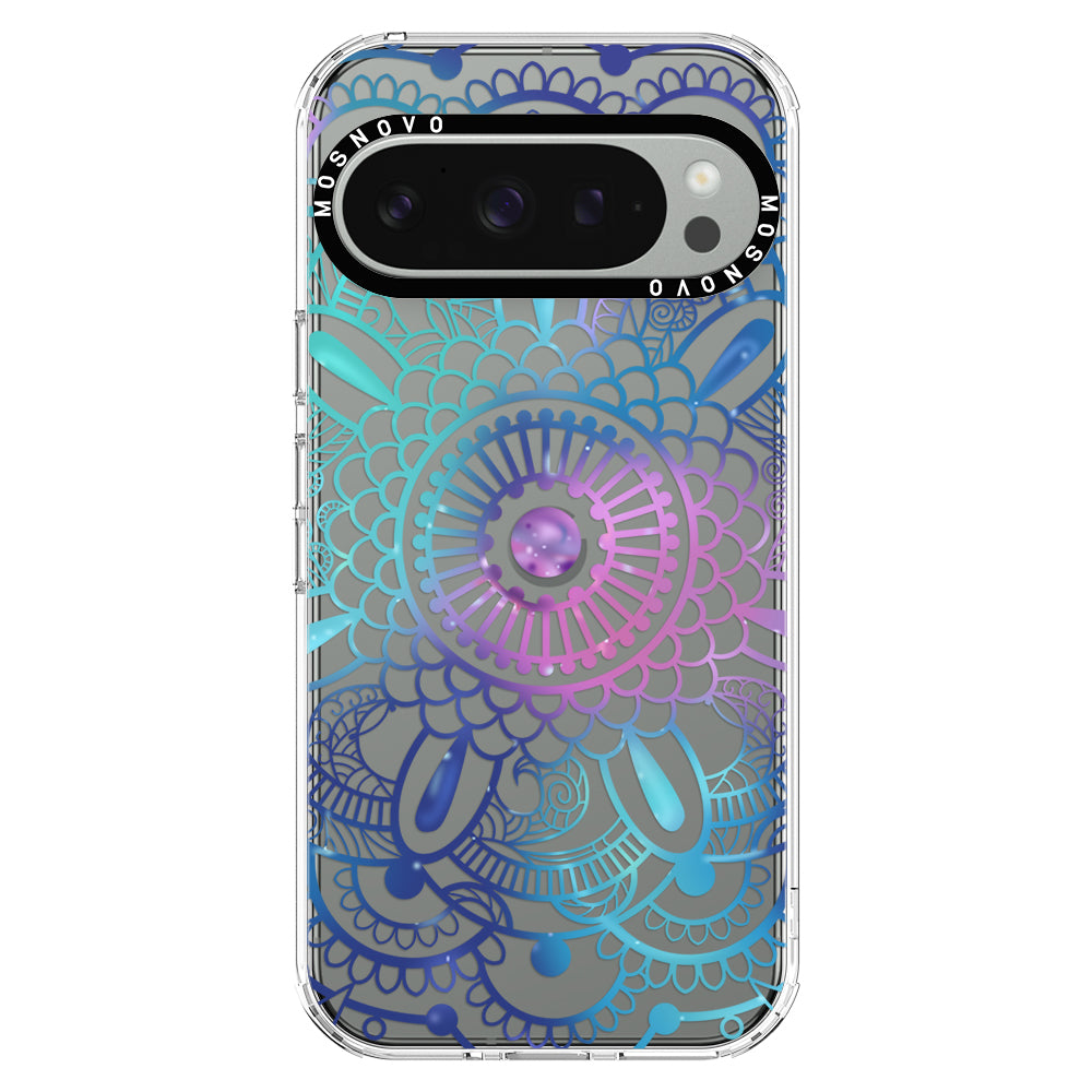 Violet Blue Mandala Phone Case - Google Pixel 9 Pro Case