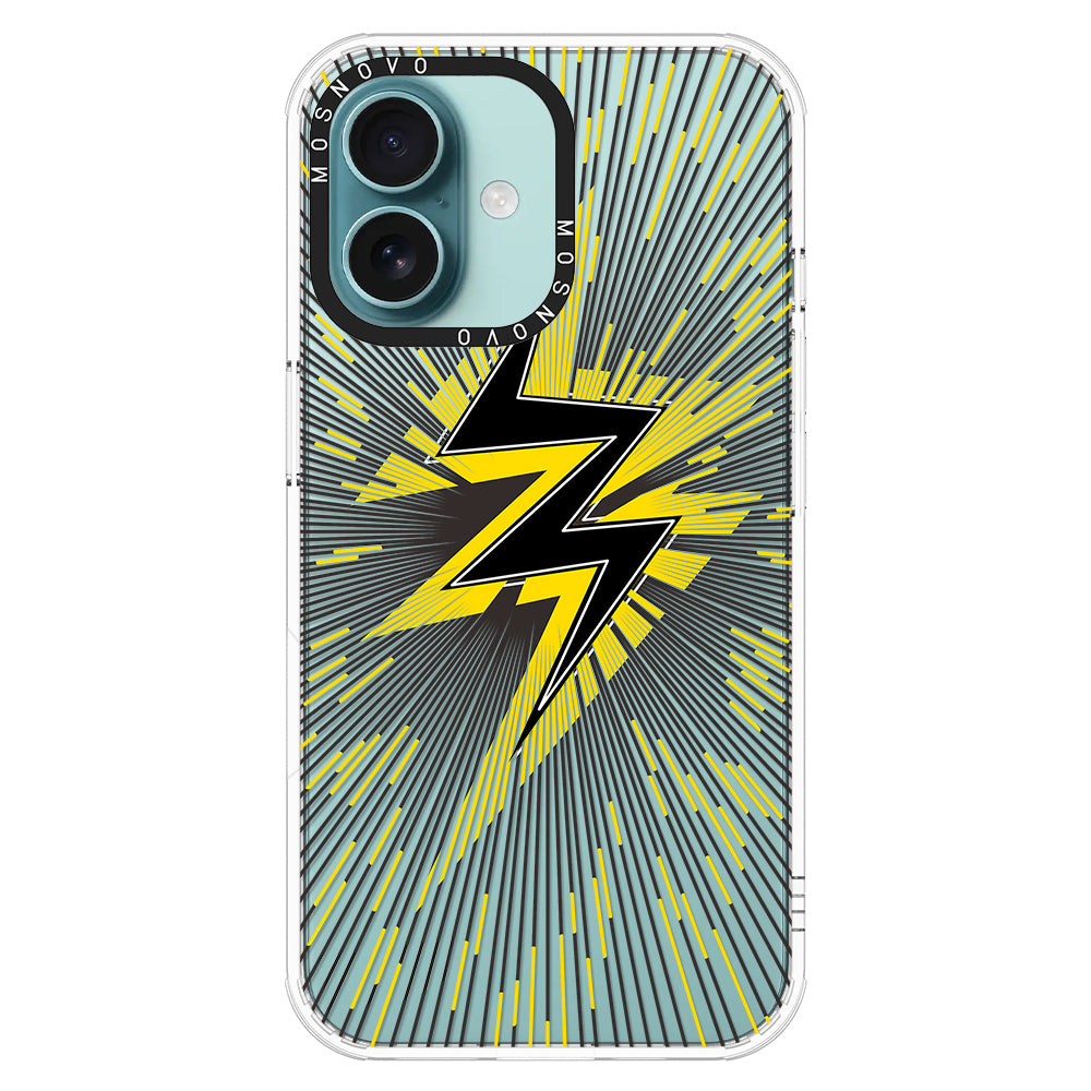 Lightning Bolt Phone Case - iPhone 16 Plus Case - MOSNOVO