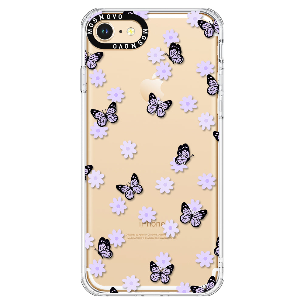 Lilac Butterfly Phone Case - iPhone SE 2022 Case