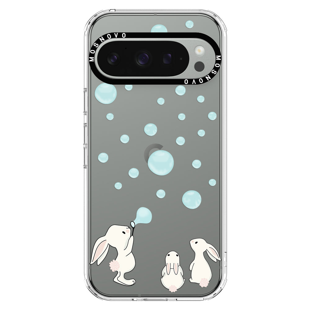 Bunny Blow Bubble Phone Case - Google Pixel 9 Pro XL Case