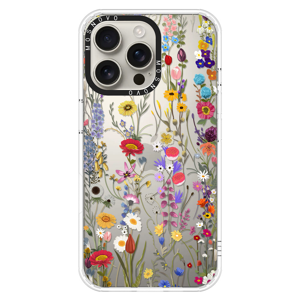 Summer Meadow Phone Case - iPhone 16 Pro Max Case - MOSNOVO