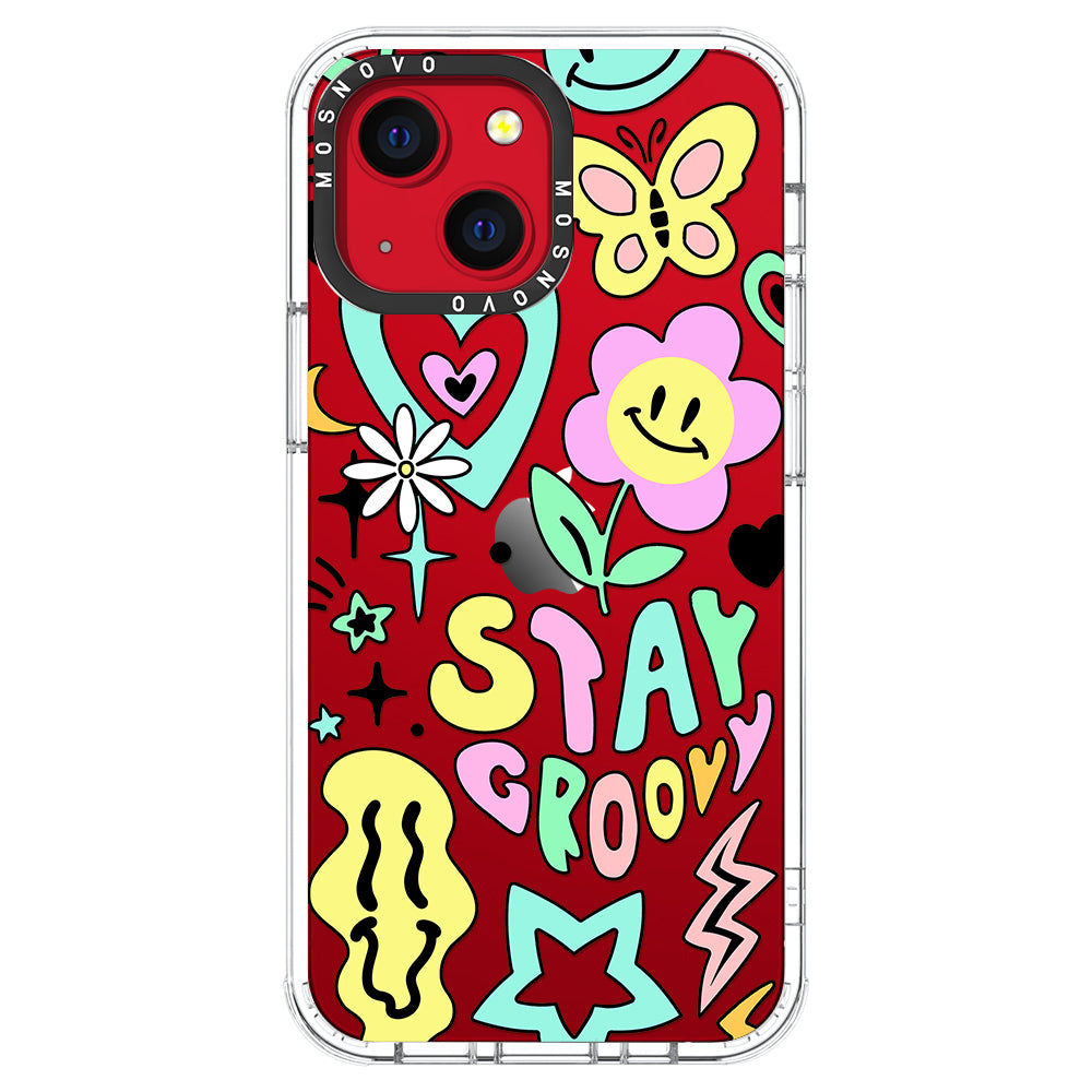 Stay Groovy Phone Case - iPhone 13 Mini Case