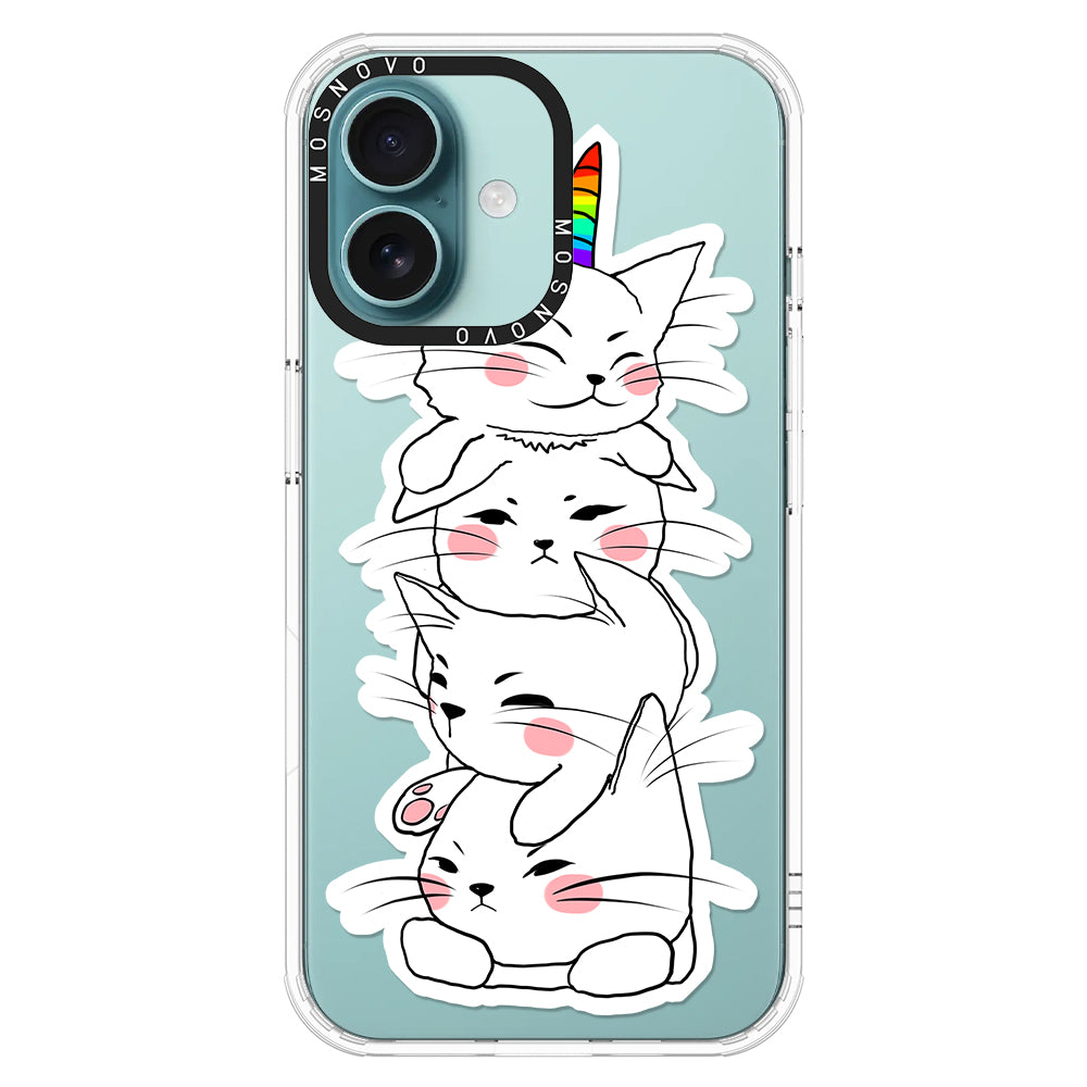 Squishcat Phone Case - iPhone 16 Plus Case - MOSNOVO