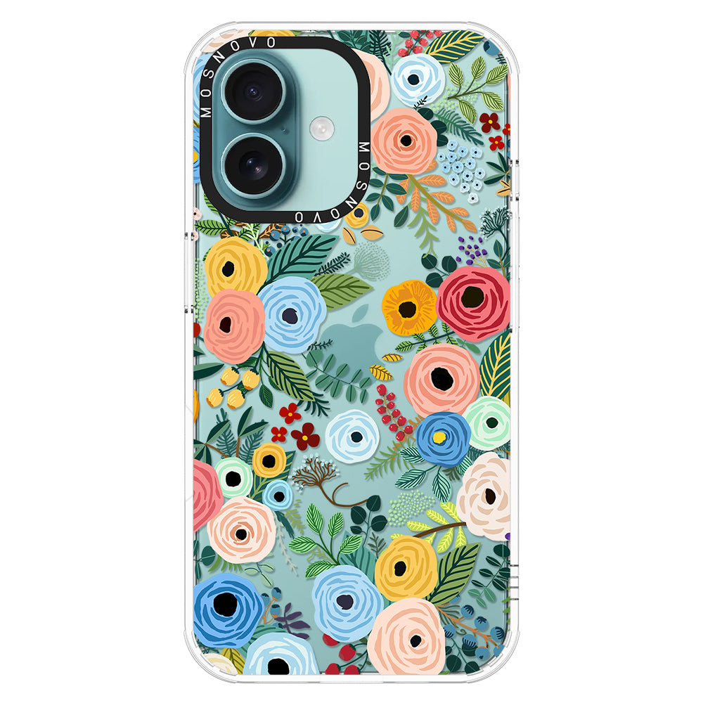 Pastel Perfection Flower Phone Case - iPhone 16 Case - MOSNOVO