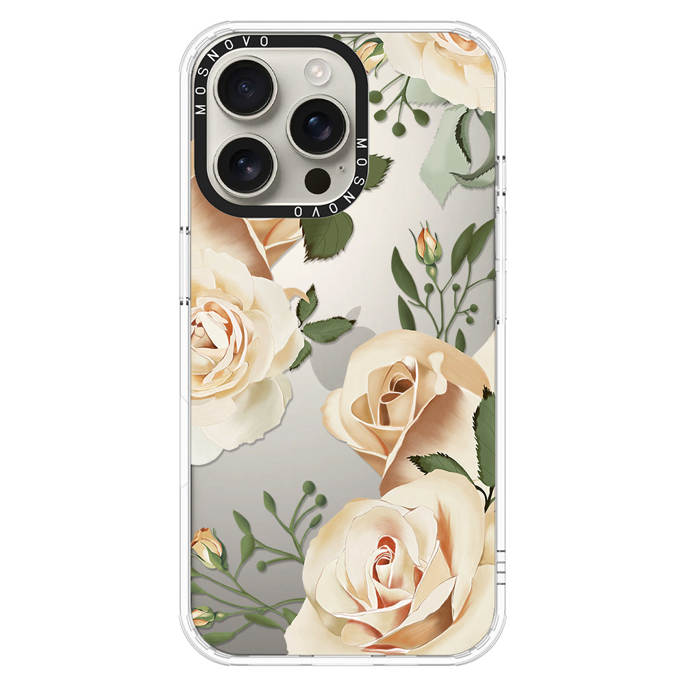 Champagne Roses Phone Case - iPhone 16 Pro Max Case - MOSNOVO