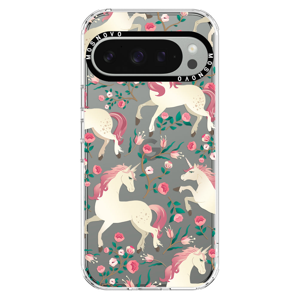 Unicorn Flower Garden Phone Case - Google Pixel 9 Pro XL Case