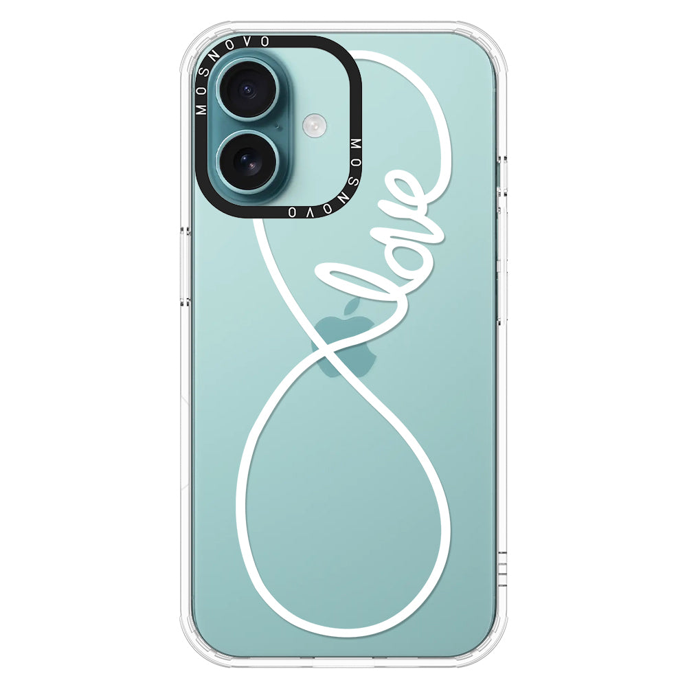 Infinity Love Phone Case - iPhone 16 Plus Case - MOSNOVO