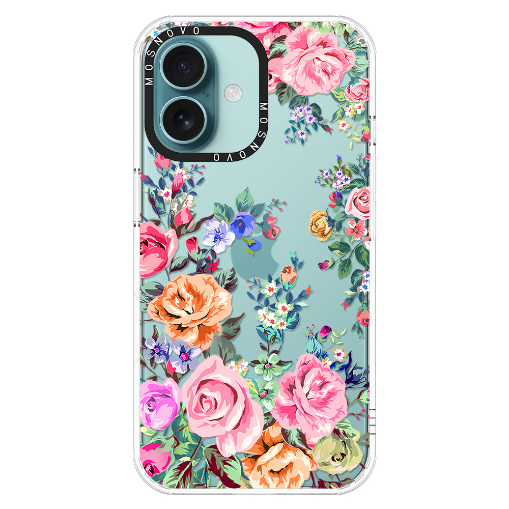 Flower Garden Phone Case - iPhone 16 Plus Case - MOSNOVO