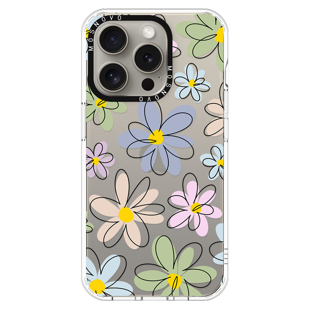 Linear Blooms Phone Case - iPhone 15 Pro Case