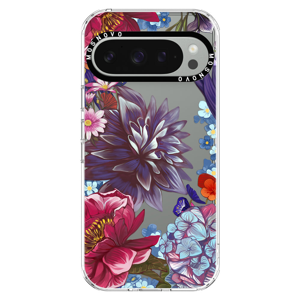 Lilac Floral Phone Case - Google Pixel 9 Pro Case