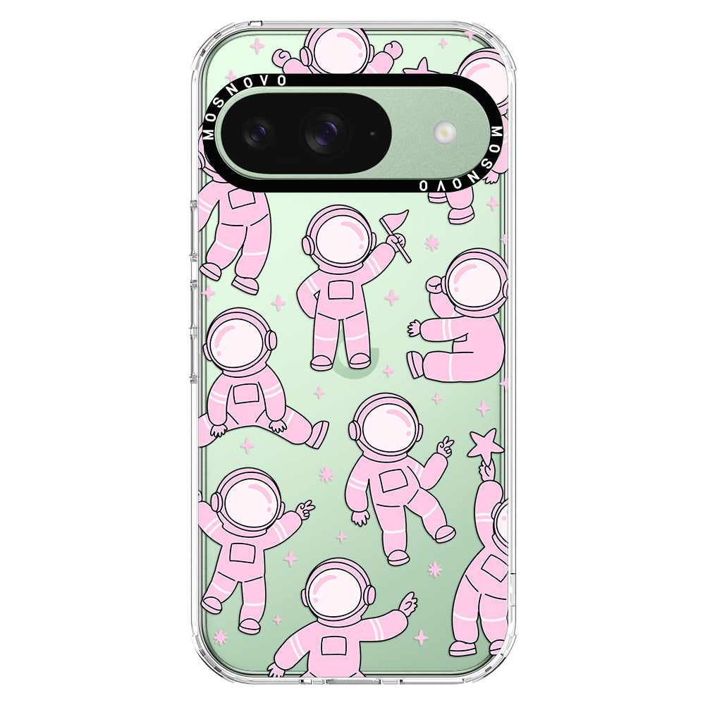 Pink Astronaut Phone Case - Google Pixel 9 Case