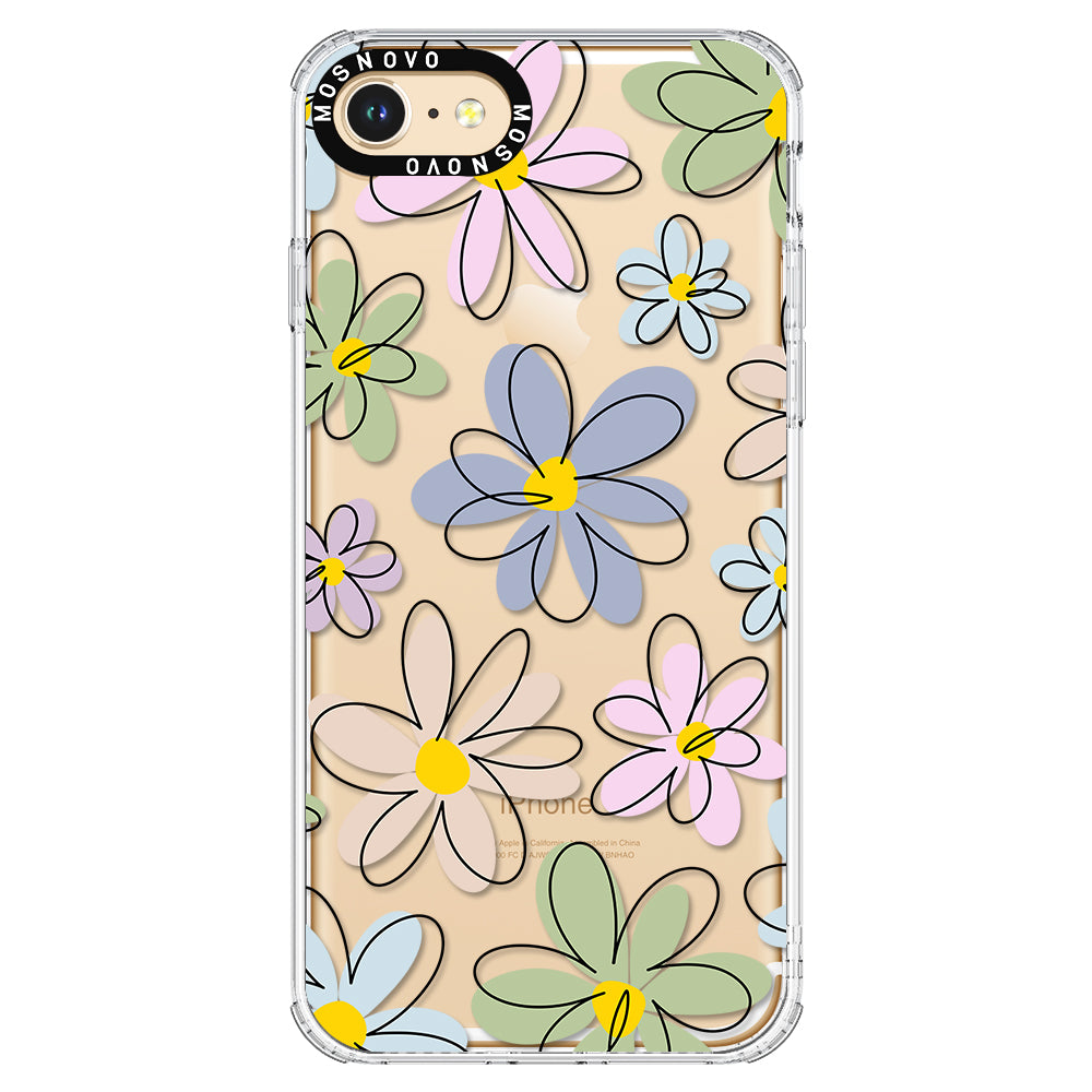 Linear Blooms Phone Case - iPhone SE 2022 Case