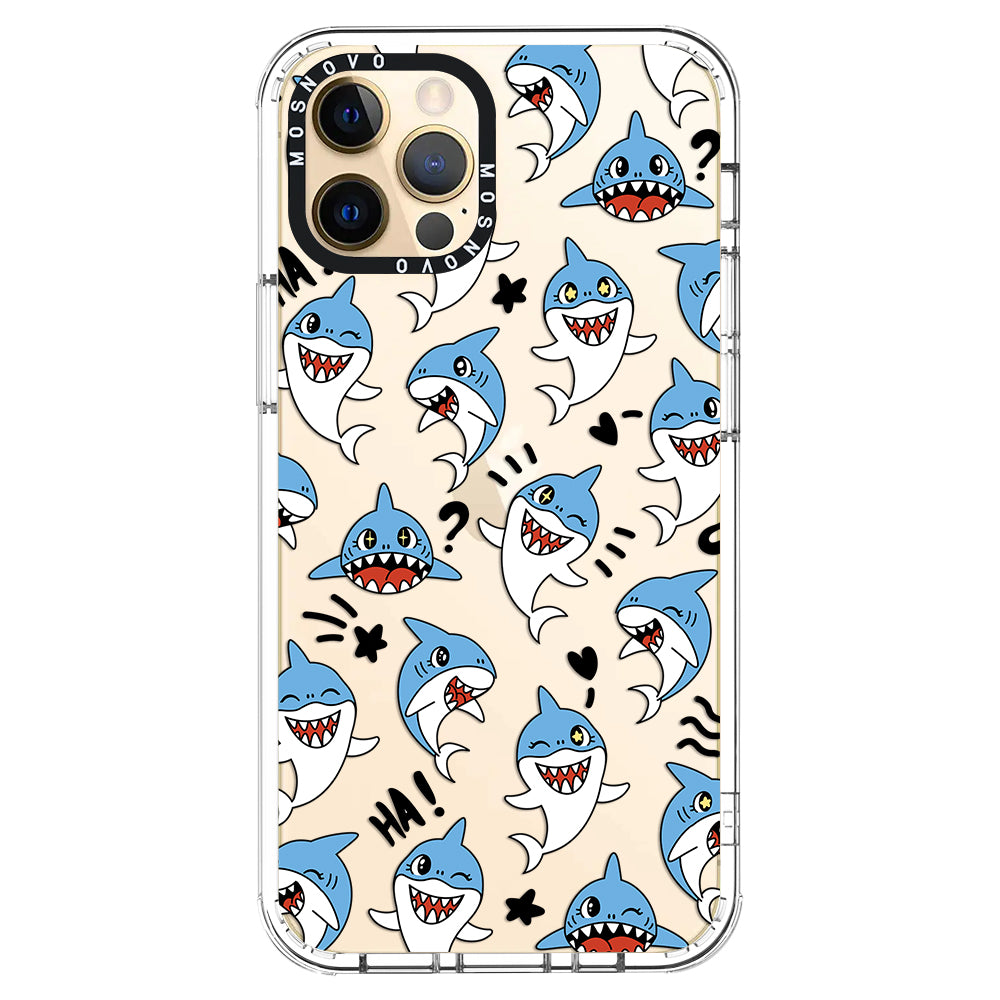 Cute Sharks Phone Case - iPhone 12 Pro Max Case