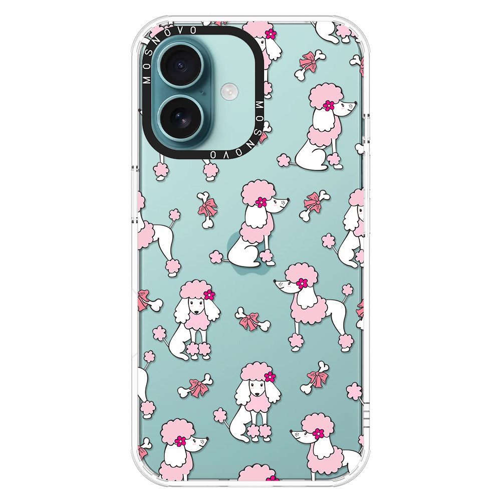 Cute Poodle Phone Case - iPhone 16 Case - MOSNOVO