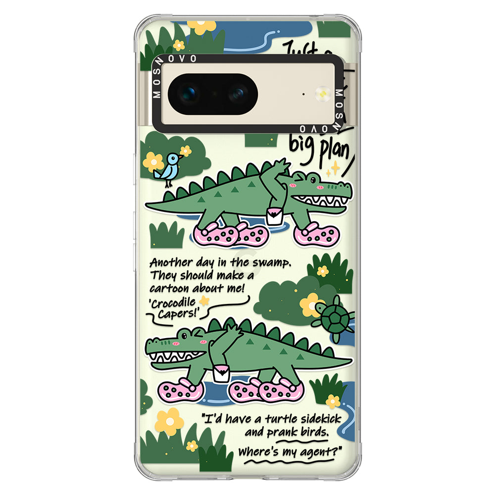 Croc with Big Plan Phone Case - Google Pixel 7 Case