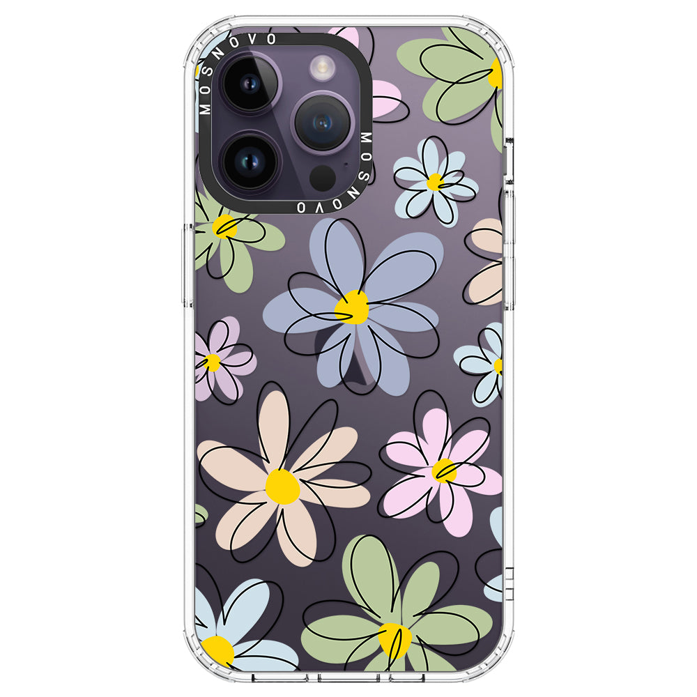 Linear Blooms Phone Case - iPhone 14 Pro Max Case