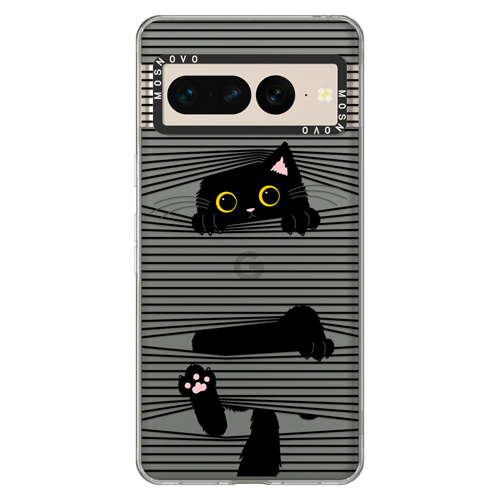 Hidden Black Cat Phone Case - Google Pixel 7 Pro Case