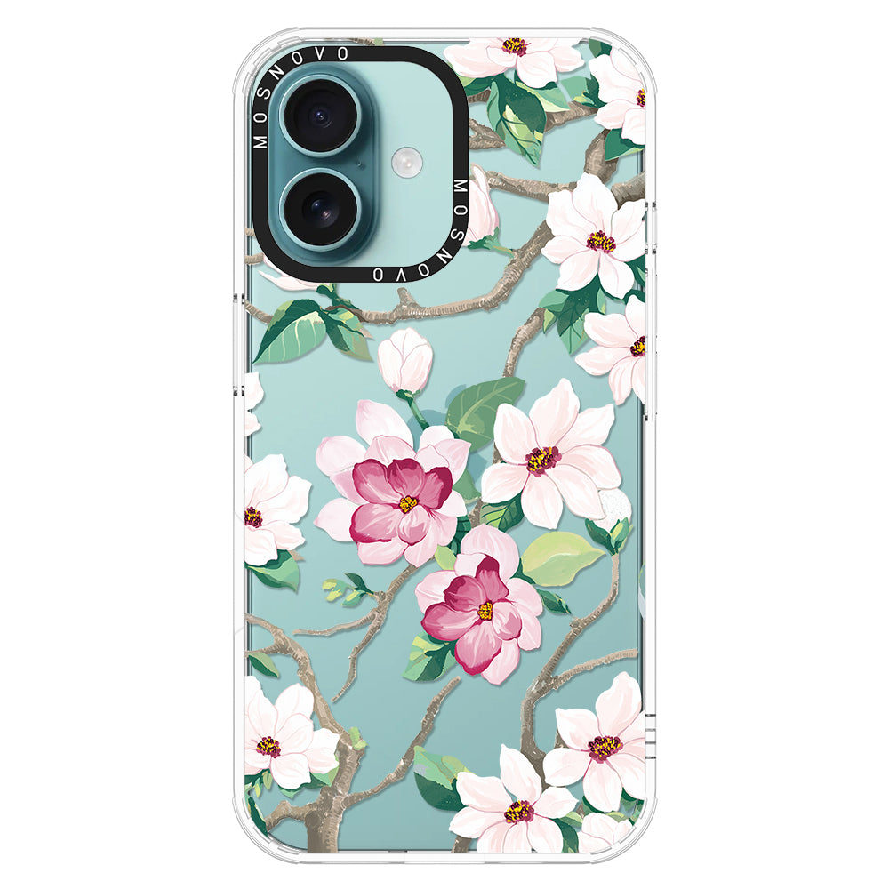 Magnolia Phone Case - iPhone 16 Plus Case - MOSNOVO