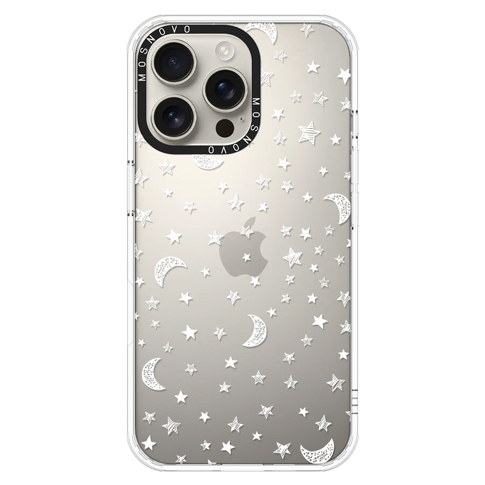 Night Moon Sky Phone Case - iPhone 16 Pro Max Case - MOSNOVO