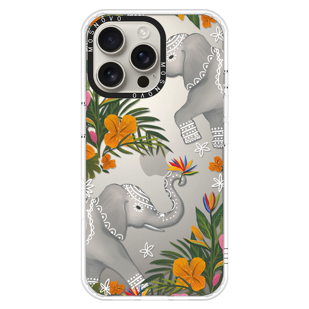 Elephant Phone Case - iPhone 16 Pro Max Case - MOSNOVO