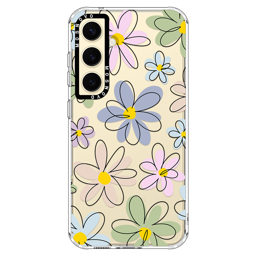 Linear Blooms Phone Case - Samsung Galaxy S24 Case