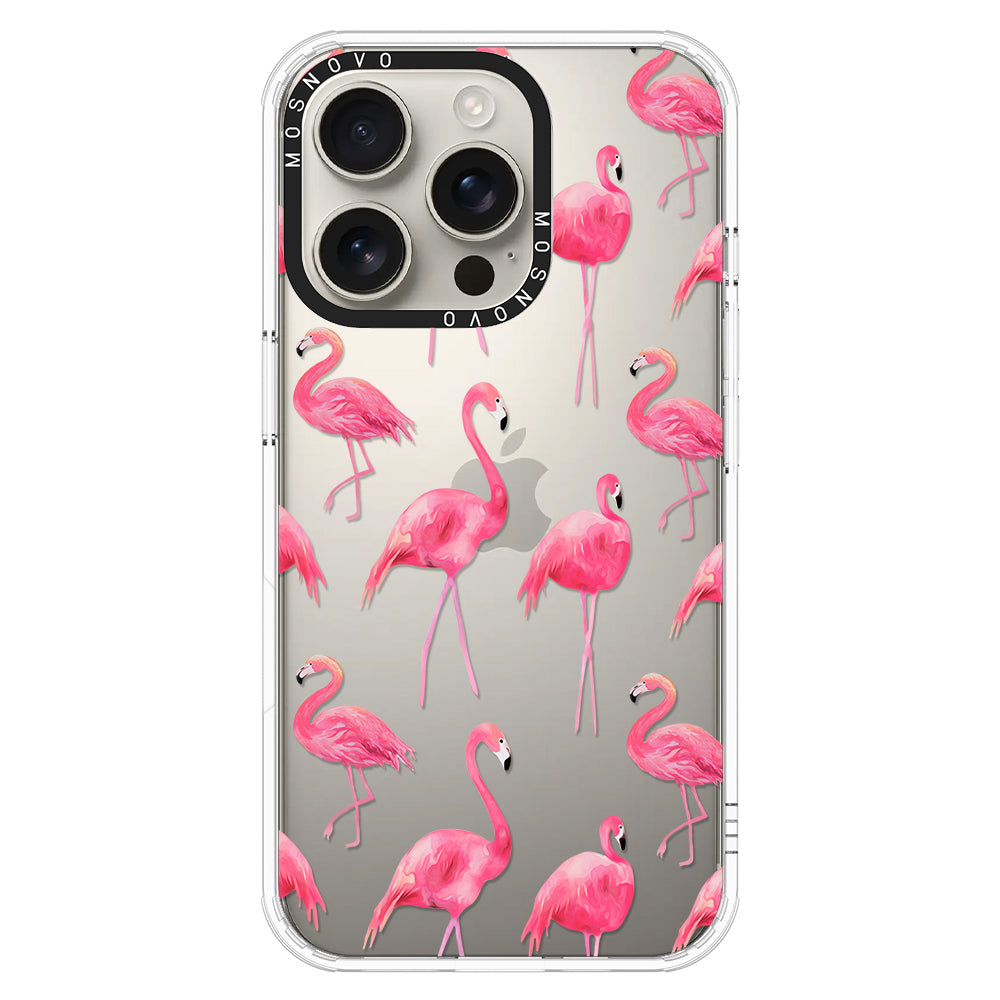 Flamingo Phone Case - iPhone 16 Pro Case - MOSNOVO