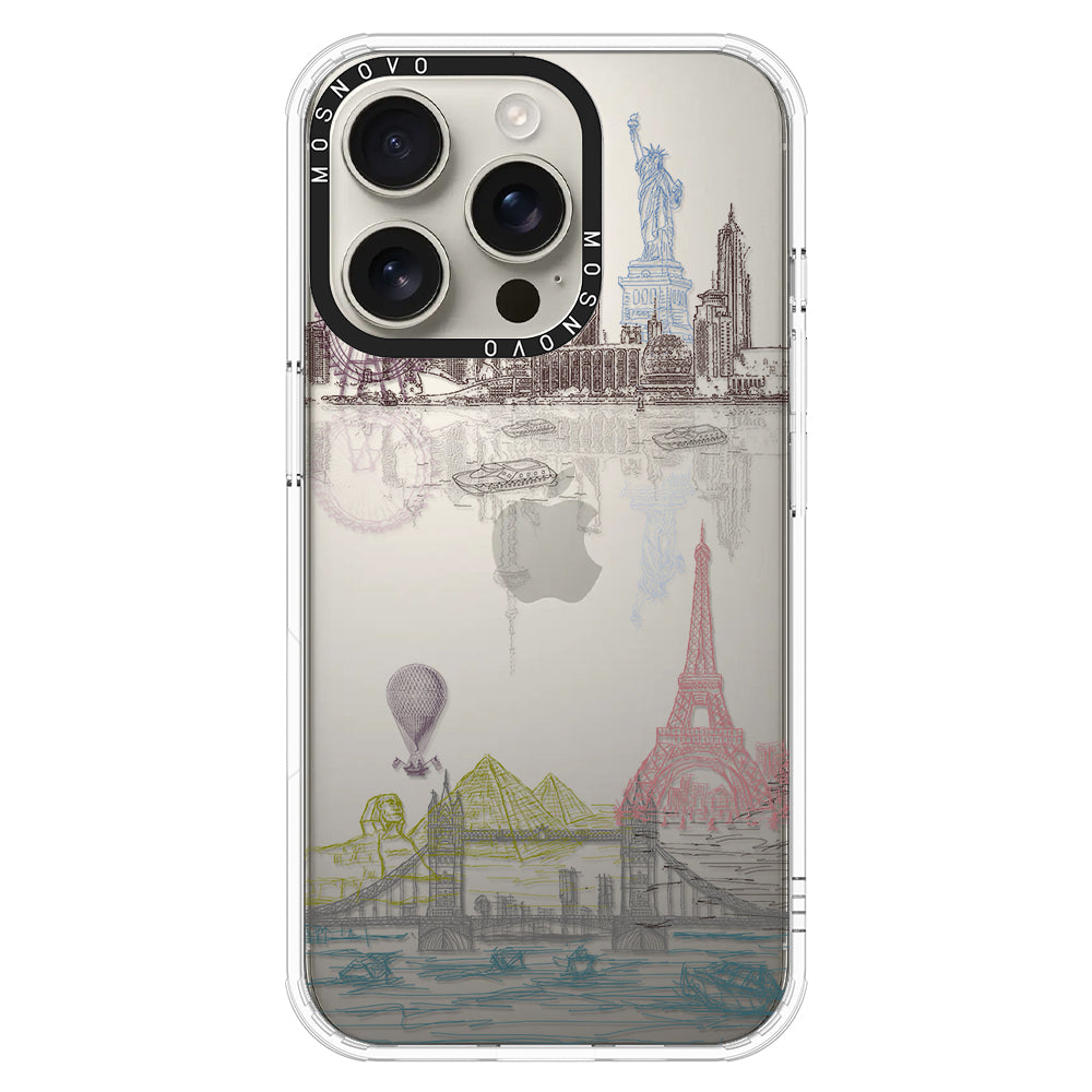 The World City Phone Case - iPhone 16 Pro Case - MOSNOVO