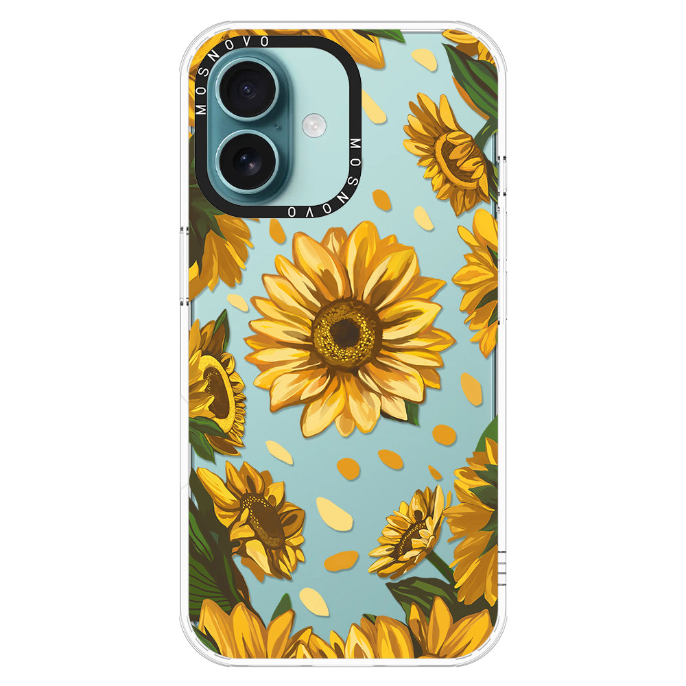 Sunflower Garden Phone Case - iPhone 16 Case - MOSNOVO