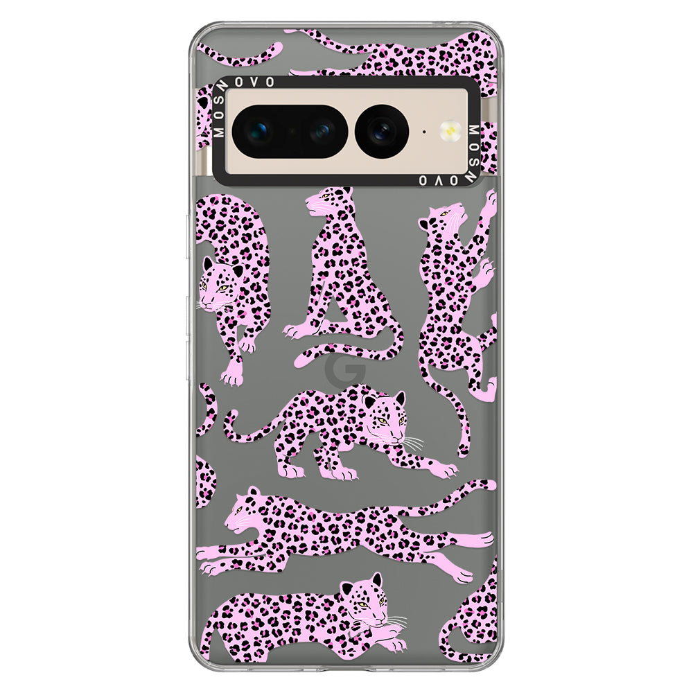 Pink Leopard Phone Case - Google Pixel 7 Pro Case