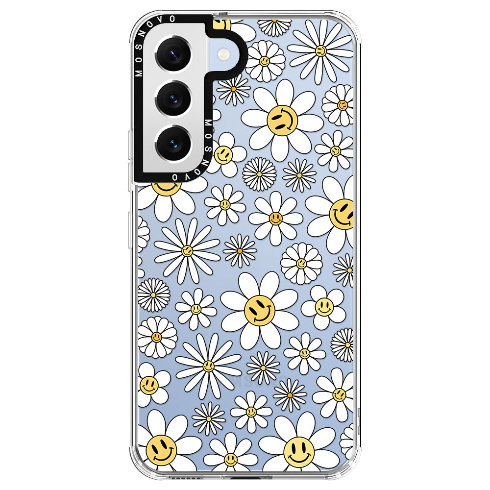 Happy Daisy Blooms Phone Case - Samsung Galaxy S22 Plus Case