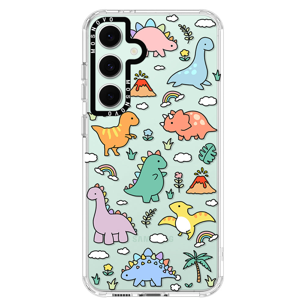 Cute Dinosaur World Phone Case - Samsung Galaxy S24 FE Case - MOSNOVO