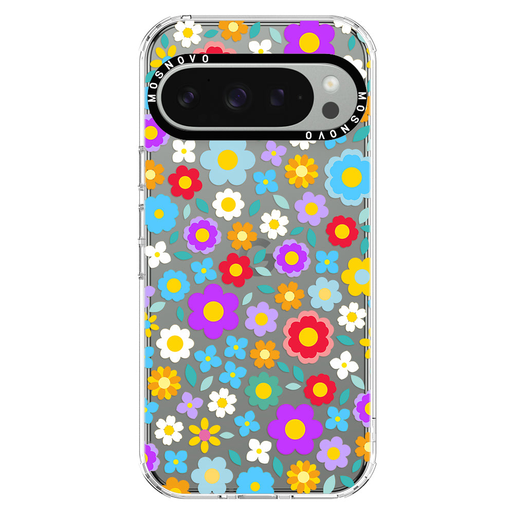 Groovy Floral Phone Case - Google Pixel 9 Pro XL Case