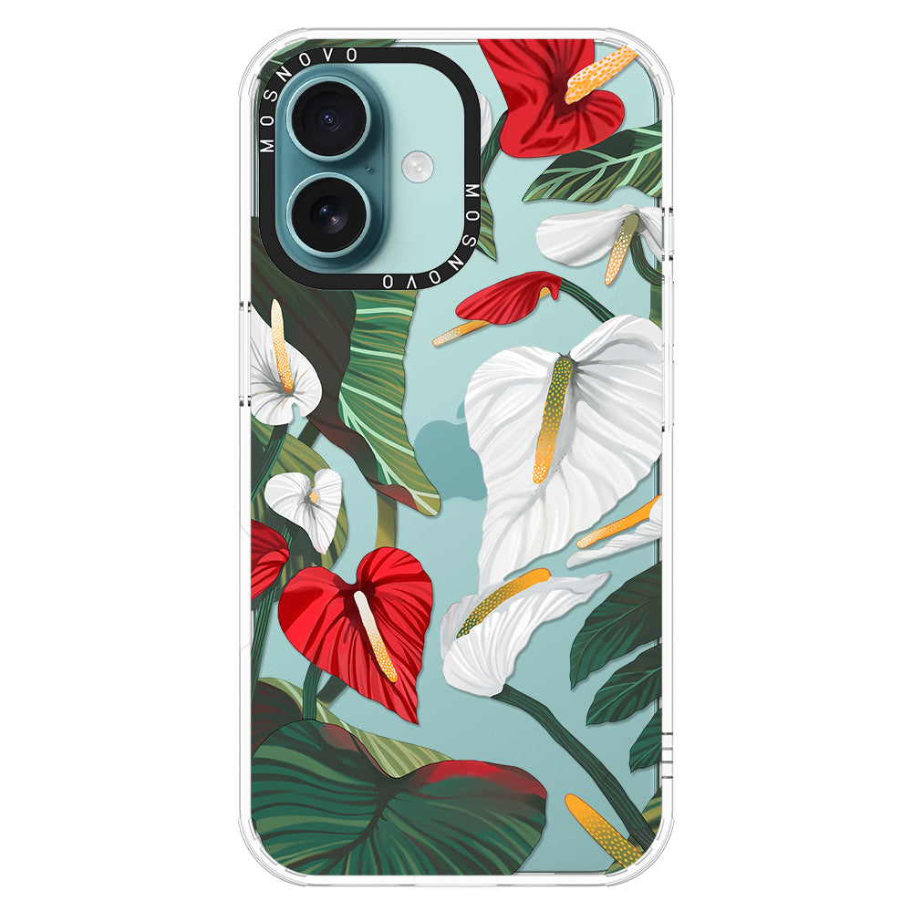 Anthurium Phone Case - iPhone 16 Plus Case - MOSNOVO