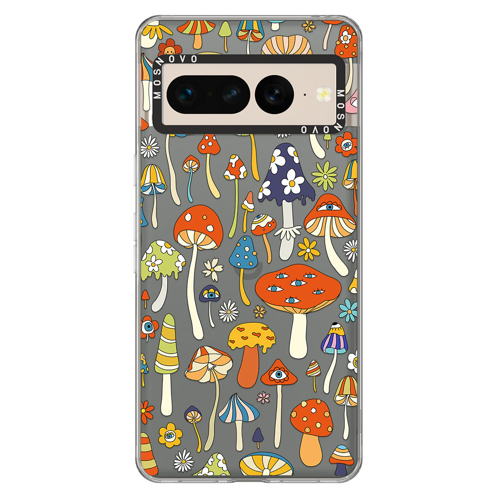 Mushroom Art Phone Case - Google Pixel 7 Pro Case