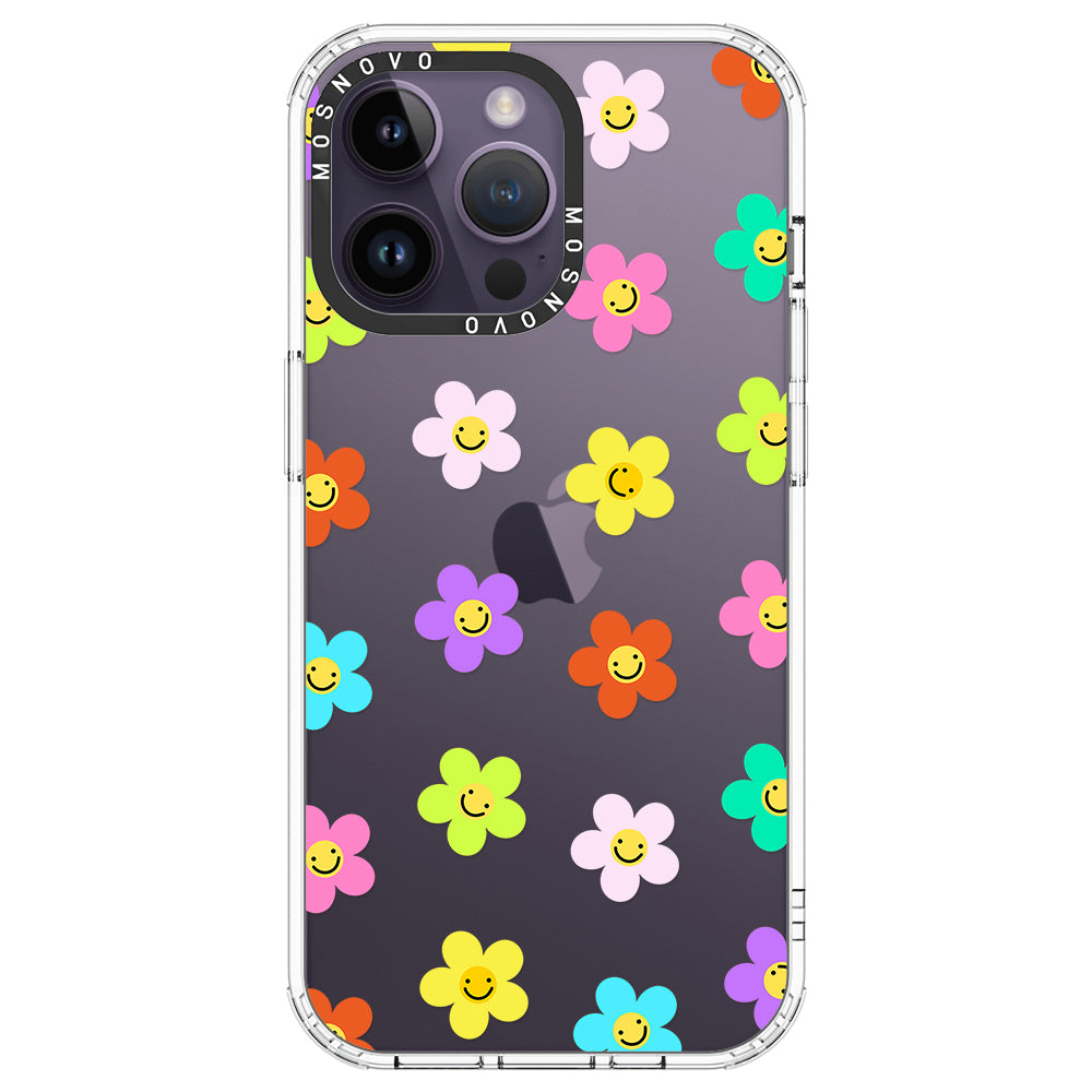 Smile Floral Phone Case - iPhone 14 Pro Max Case