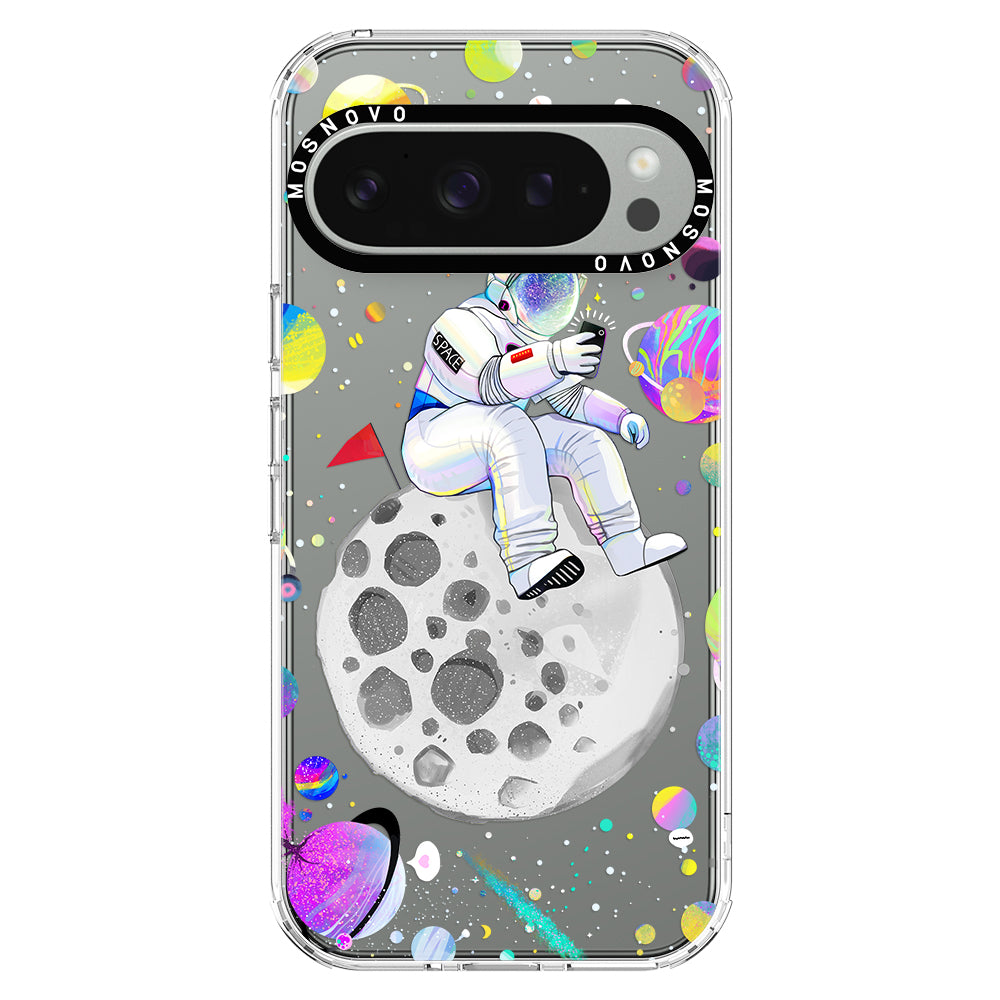 Astronaut Selfie Phone Case - Google Pixel 9 Pro XL Case