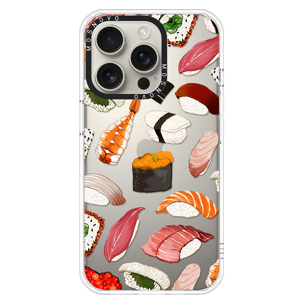 Mixed Sushi Phone Case - iPhone 16 Pro Case - MOSNOVO