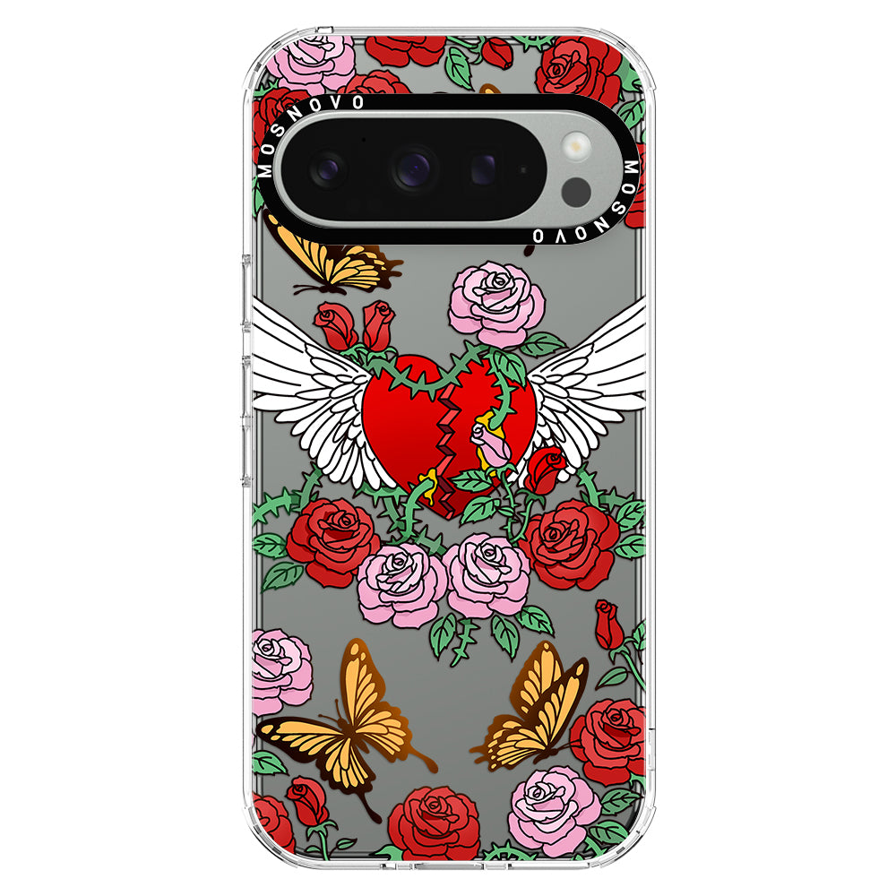 Heart With Wing Phone Case - Google Pixel 9 Pro Case