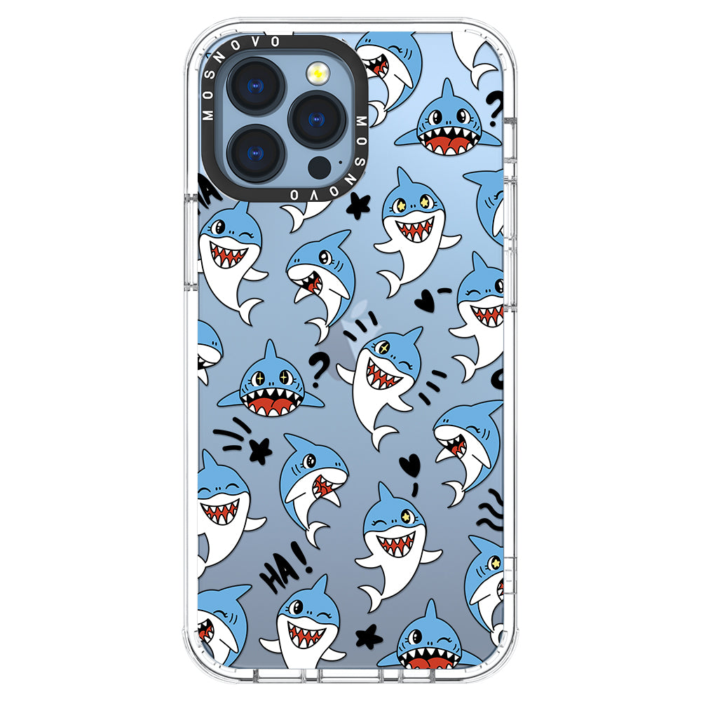 Cute Sharks Phone Case - iPhone 13 Pro Max Case