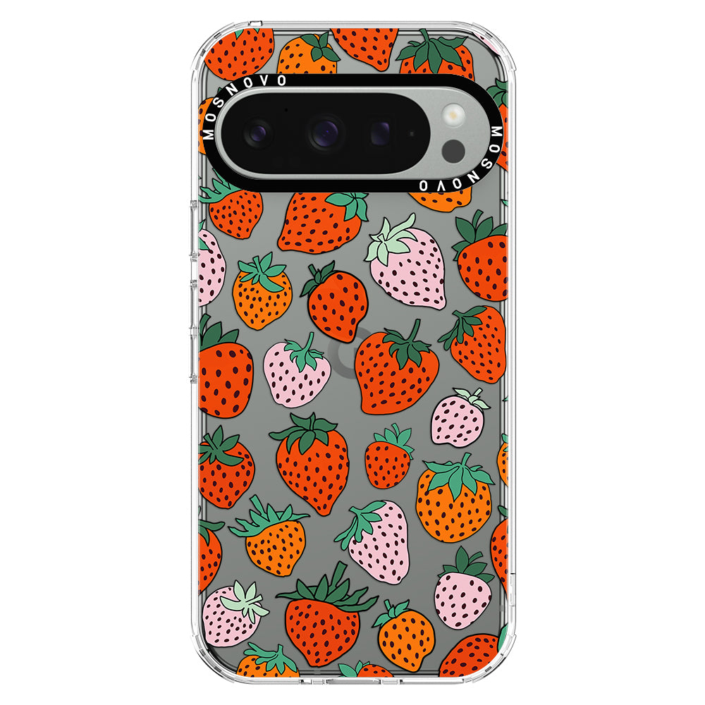 Cute Strawberry Phone Case - Google Pixel 9 Pro XL Case