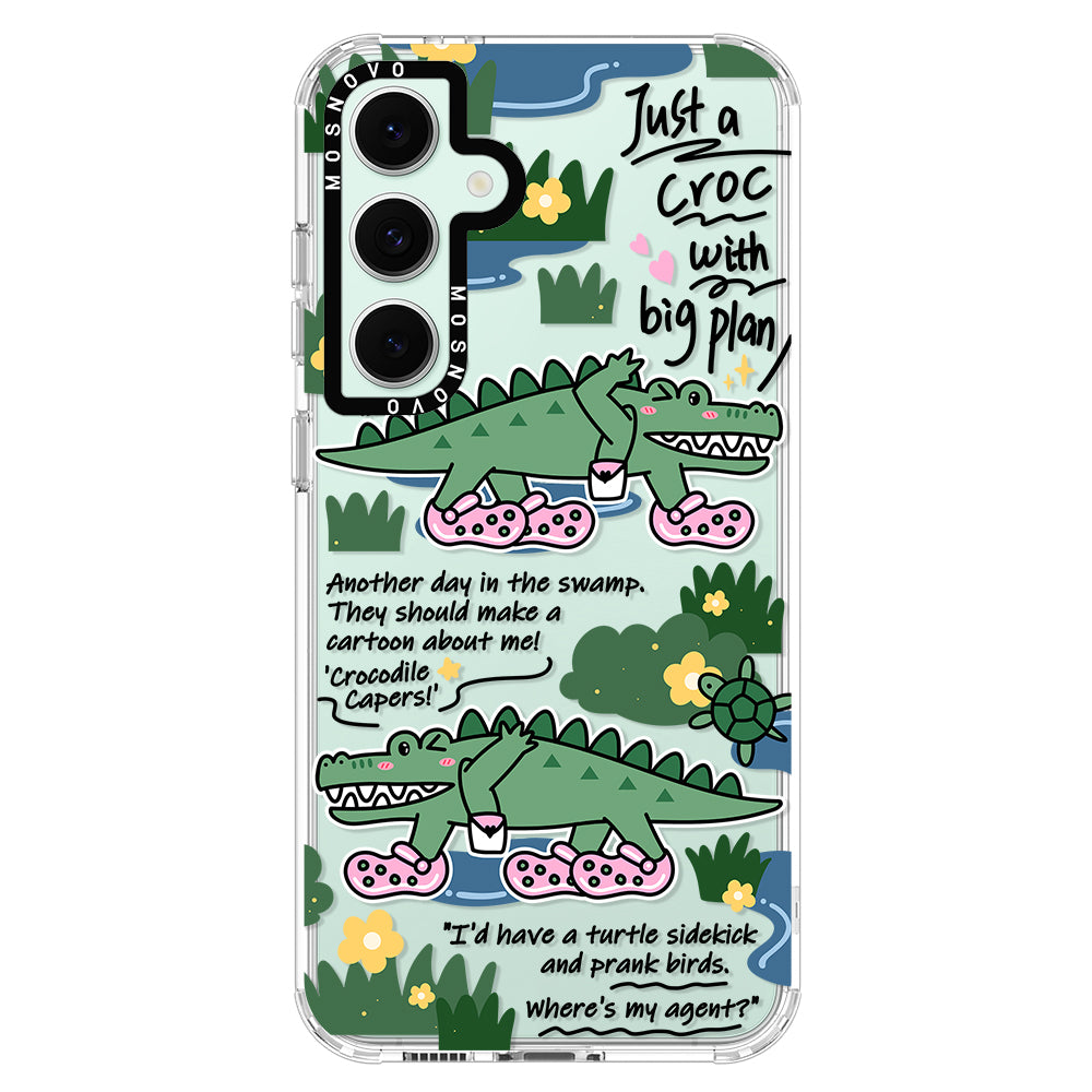 Croc with Big Plan Phone Case - Samsung Galaxy S24 FE Case