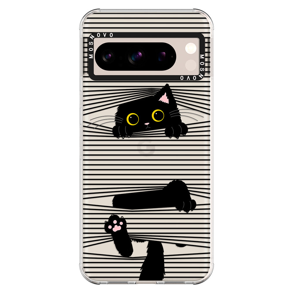 Hidden Black Cat Phone Case - Google Pixel 8 Pro Case