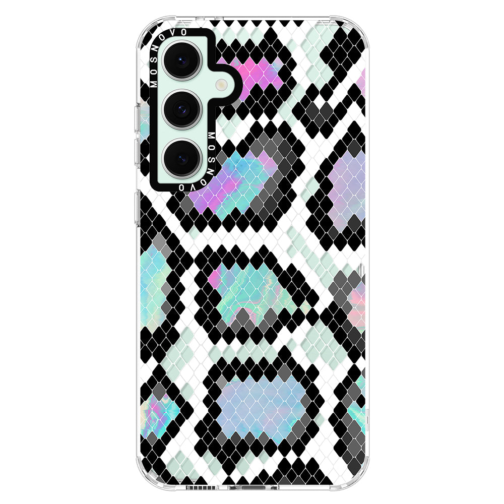 Aurora Snake Print Phone Case - Samsung Galaxy S24 FE Case - MOSNOVO